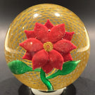 Early Chinese Art Glass Paperweight Lampworked Double Clamantis