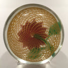 Early Chinese Art Glass Paperweight Lampworked Double Clamantis