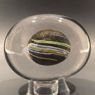 Vintage Kosta Boda Bertil Vallien Atelje Art Glass Paperweight Modern Design