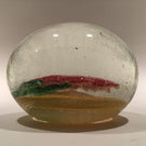 Early Chinese Art Glass Paperweight Lampworked Double Clamantis