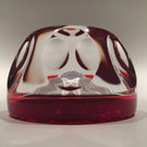 Vintage Cristal D'Albert Art Glass Paperweight Hemingway Sulphide