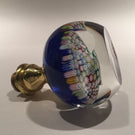 Perthshire Art Glass Paperweight Doorknob Concentric Closepacked Millefiori