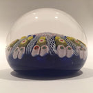 Vintage Strathearn 10 Spoke Latticino and Millefiori on Blue