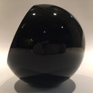 Huge Signed Paul Harrie Art Glass Paperweight Rainbow "Saturn Series"