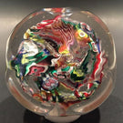 Antique New England Glass Co NEGC Paperweight Complex Millefiori Scramble