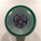 Vintage Murano Art Glass Paperweight Complex millefiori & Double Overlay