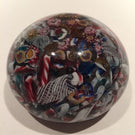 Rare Pietro Bigaglia Art Glass Paperweight Complex Franchini Millefiori Scramble