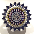 Perthshire Art Glass Paperweight Scalloped Edge Doorknob Concentric Millefiori