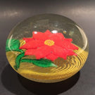 Early Chinese Art Glass Paperweight Lampworked Double Clamantis