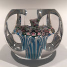 Rare Antique Clichy Art Glass Paperweight Close Packed Millefiori Mushroom