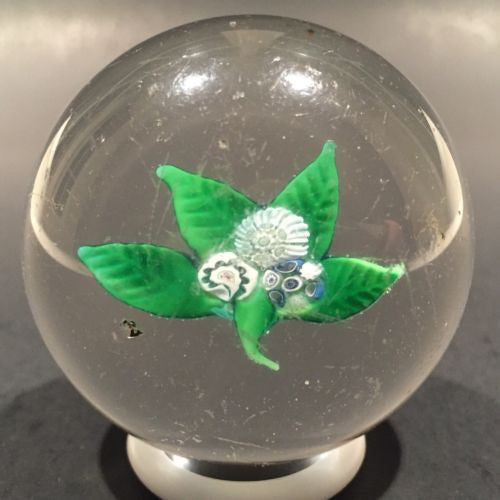 Rare New England Glass Co NEGC Paperweight Complex Millefiori Nosegay