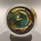 Vintage Kerry Glass Art Glass Handmade Modern Irish Art Glass Paperweight