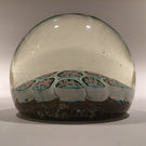 Early Murano Art Glass Paperweight Complex Silhouette Bouquet Millefiori