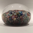 Antique Baccarat Art Glass Paperweight Complex Closepacked Millefiori