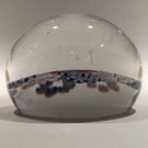 Huge Antique Baccarat Art Glass Paperweight Looped Millefiori Garland