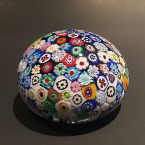 Fantastic Murano Art Glass Paperweight High Quality Close Packed Millefior