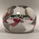 Antique Clichy Faceted Art Glass Paperweight Complex Millefior