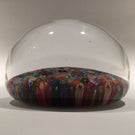 Huge Baccarat 1969 Art Glass Paperweight Close Packed Millefiori Zodiac Church