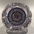 Whitefriars Art Glass Paperweight Concebtric Millefiori & Fancy Facets