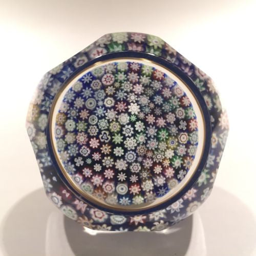 Perthshire Art Glass Paperweight Doorknob Concentric Closepacked Millefiori