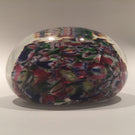 Modern Art Glass Paperweight Unknown Maker Millefiori End Of Day Scramble