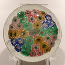 Early 1930s Chinese Art Glass Paperweight Panel Patterned Complex Millefiori