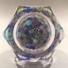 Vintage Whitefriars Art Glass Paperweight Faceted complex Millefiori Closepack