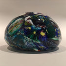 Vintage Murano Art Glass Paperweight Millefiori Scramble Daisy & Rose Canes