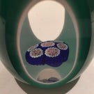 Vintage Murano Art Glass Paperweight Complex millefiori & Double Overlay