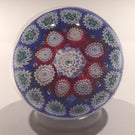 Vintage Murano Miniature Art Glass Paperweight Complex Concentric Millefiori