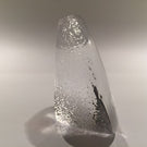 Signed Mats Jonasson Swedish Art Glass Paperweight Valentine's Day Heart Gift