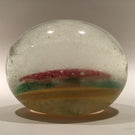 Early Chinese Art Glass Paperweight Lampworked Double Clamantis