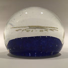 Vintage Art Glass Frit Paperweight Concord Ma American Revolution Bicentennial