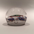 Miniature Antique Clichy Art Glass Paperweight Complex Concentric Millefiori