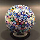 Fantastic Murano Art Glass Paperweight High Quality Close Packed Millefior