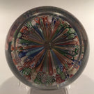 Antique Baccarat Art Glass Paperweight Complex Closepacked Millefiori