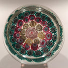 Vintage Murano Large Art Glass Paperweight Concentric millefiori