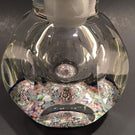 Vintage Perthshire Faceted Art Glass Paperweight Bottle Close Packed Millefiori