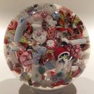 Antique New England Glass Co. Art Glass Paperweight Millefiori scramble