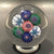Rare Antique St Mande Art Glass Paperweight Concentric Complex Millefiori