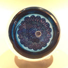 Caithness Whitefriars Art Glass Paperweight Millefiori Butterfly Silhouette Cane