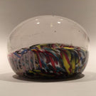 Vintage German or Murano Art Glass Paperweight End or Day Scramble