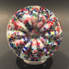 Antique Millville Art Glass Paperweight Multicolored Umbrella