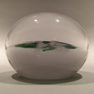Large Antique Clichy Art Glass Paperweight Complex Millefiori Nosegay Bouquet