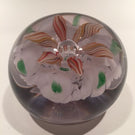 Vintage American Art Glass Paperweight Degenhart? Fountain flower