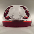 Vintage Cristal D'Albert Art Glass Paperweight Hemingway Sulphide