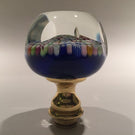 Perthshire Art Glass Paperweight Doorknob Concentric Closepacked Millefiori