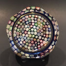 Perthshire Art Glass Paperweight Doorknob Concentric Closepacked Millefiori
