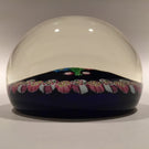 Vintage Paul Ysart Art Glass Paperweight lamp worked bouquet millefiori Garland