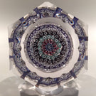 Whitefriars Art Glass Paperweight Concebtric Millefiori & Fancy Facets